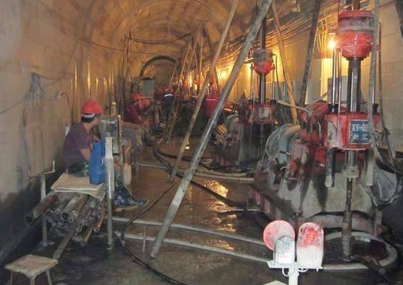 注漿管施工現(xiàn)場(chǎng)